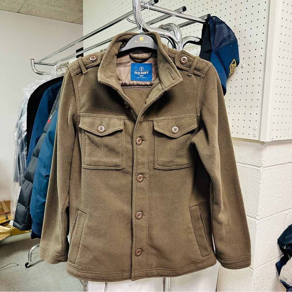 Old Navy Military Style Fleece Jacket